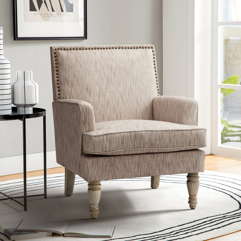 Wayfair beige accent chair discount